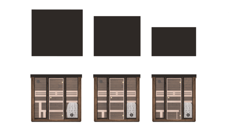 Saunashark Sise-ja välissaun - plaan